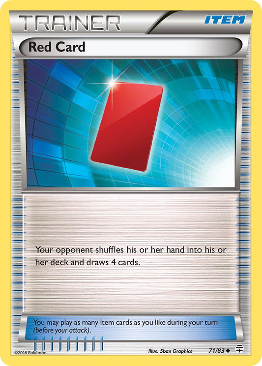 Red Card 71/83 Reverse Uncommon - MissingNo.