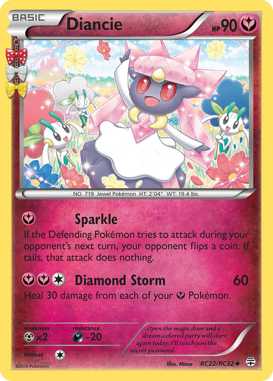 Diancie RC22/RC32 Reverse Uncommon - MissingNo.