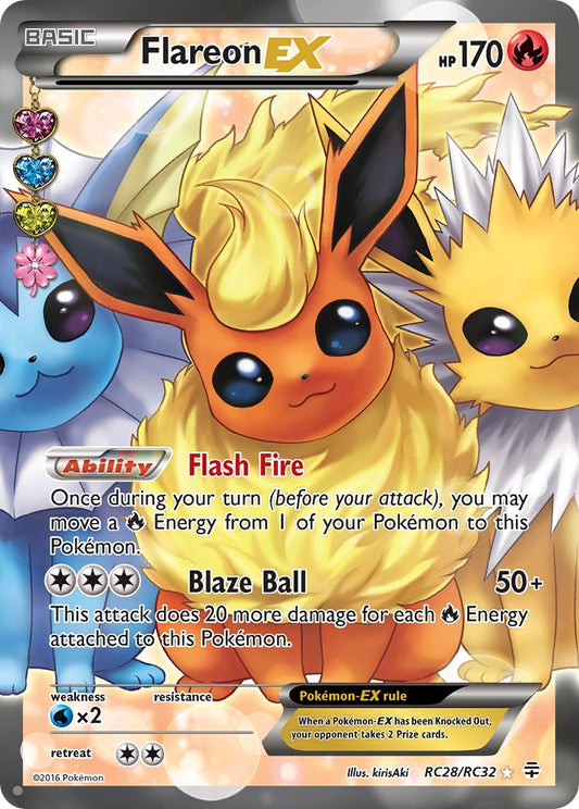 Flareon EX RC28/RC32 Holo Ultra Rare EX - MissingNo.