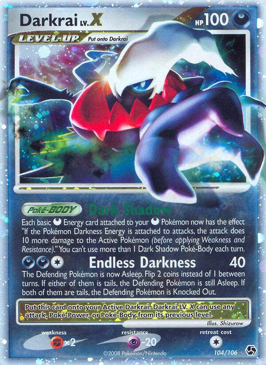 Darkrai LV.X 104/106 Holo Rare LV.X - MissingNo.