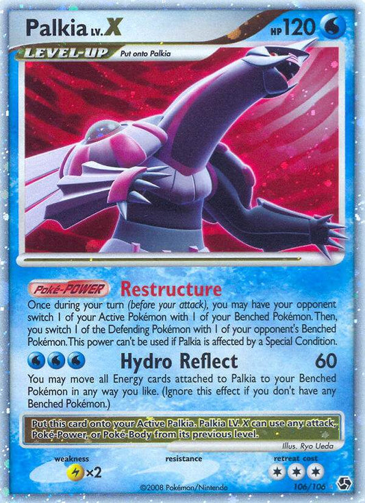 Palkia LV.X 106/106 Holo Rare LV.X - MissingNo.