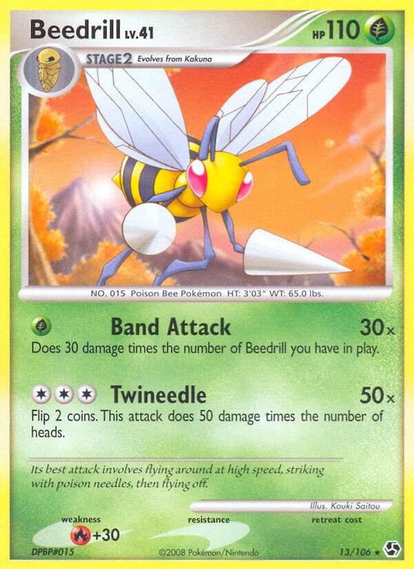 Beedrill 13/106 Non-Holo Rare - MissingNo.
