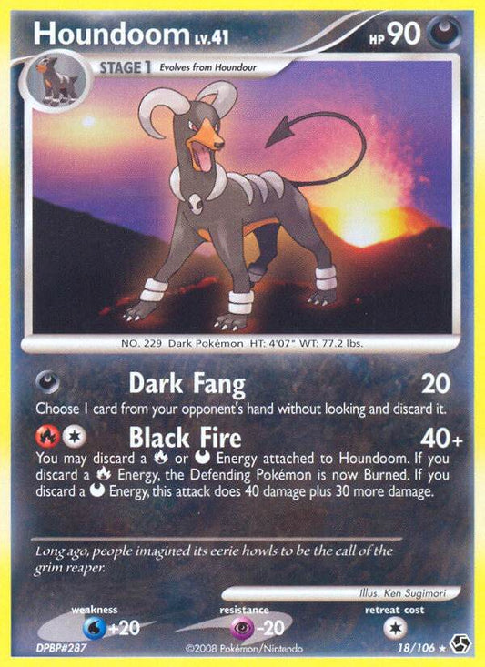 Houndoom 18/106 Reverse Rare - MissingNo.