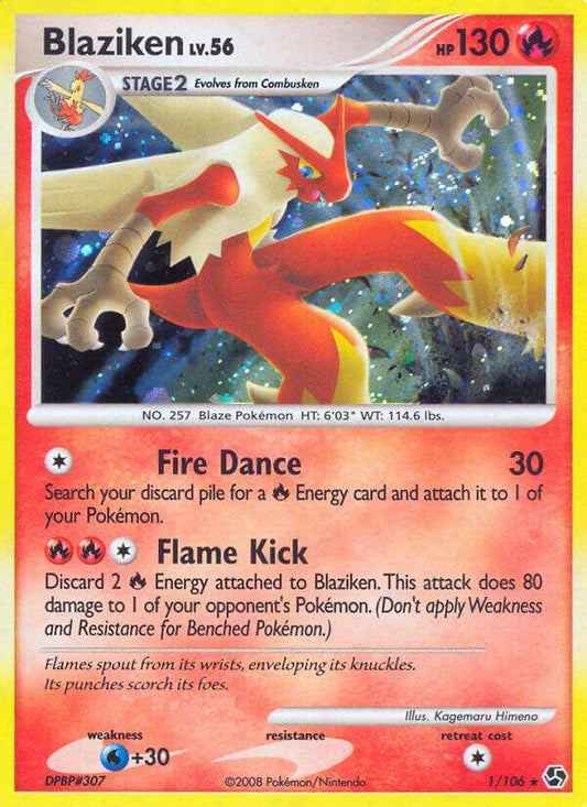 Blaziken 1/106 Reverse Rare - MissingNo.