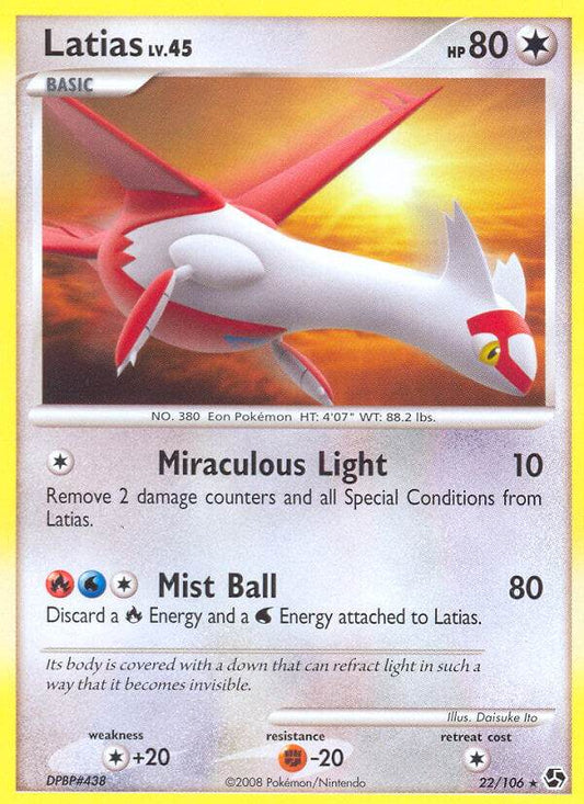 Latias 22/106 Reverse Rare - MissingNo.