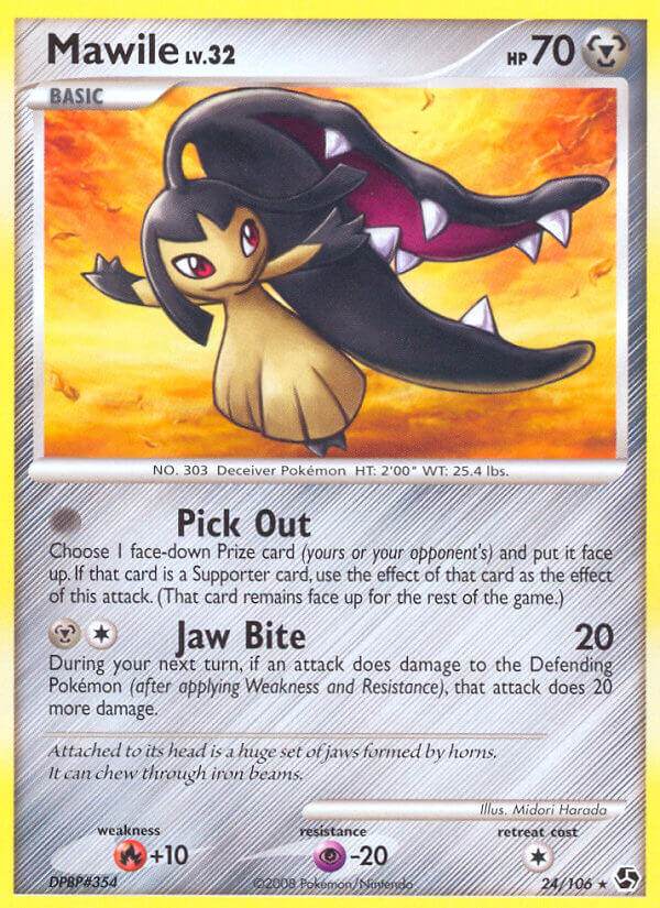 Mawile 24/106 Non-Holo Rare - MissingNo.