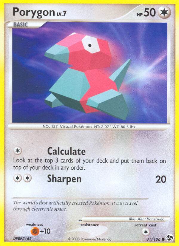 Porygon 81/106 Common - MissingNo.