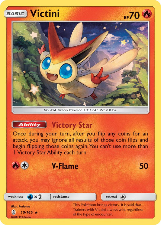 Victini 10/145 Holo Rare - MissingNo.