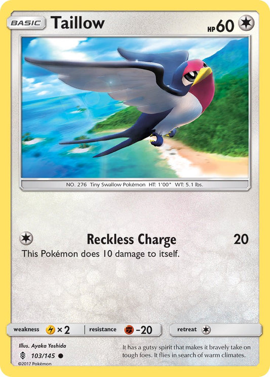 Taillow 103/145 Reverse Common - MissingNo.
