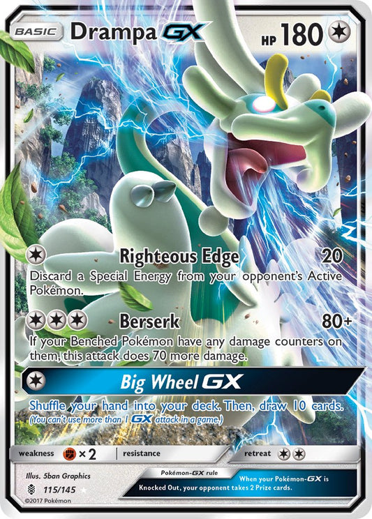 Drampa GX 115/145 Holo Rare GX - MissingNo.