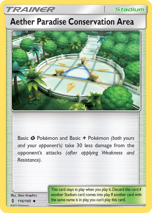 Aether Paradise Conservation Area 116/145 Reverse Uncommon - MissingNo.