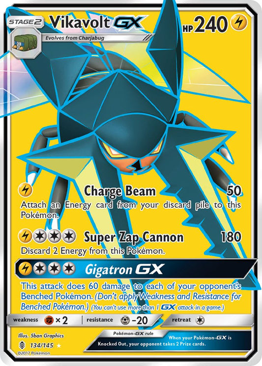 Vikavolt GX 134/145 Holo Ultra Rare GX - MissingNo.