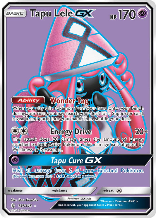 Tapu Lele GX 137/145 Holo Ultra Rare GX - MissingNo.