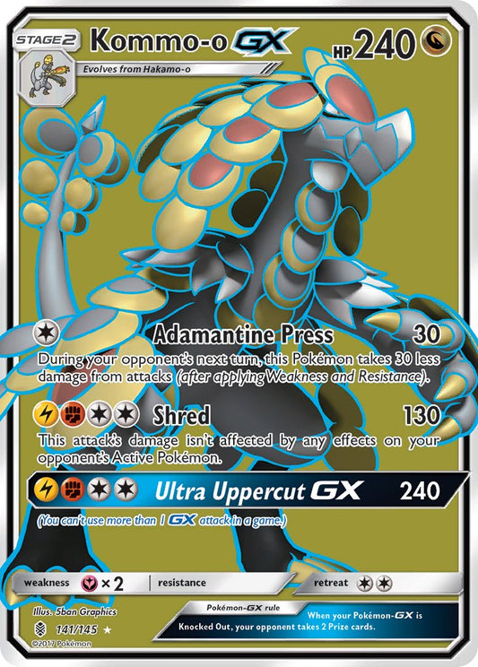 Kommo-o GX 141/145 Holo Ultra Rare GX - MissingNo.