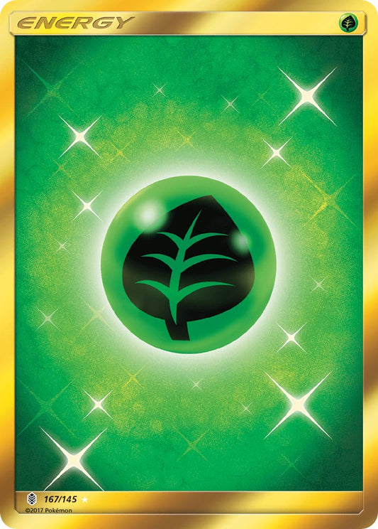 Grass Energy 167/145 Gold Secret Rare - MissingNo.