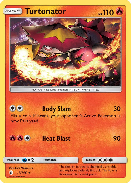 Turtonator 17/145 Non-Holo Rare - MissingNo.