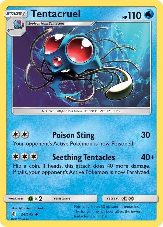 Tentacruel 24/145 Reverse Uncommon - MissingNo.