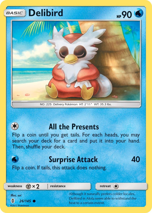 Delibird 26/145 Reverse Common - MissingNo.