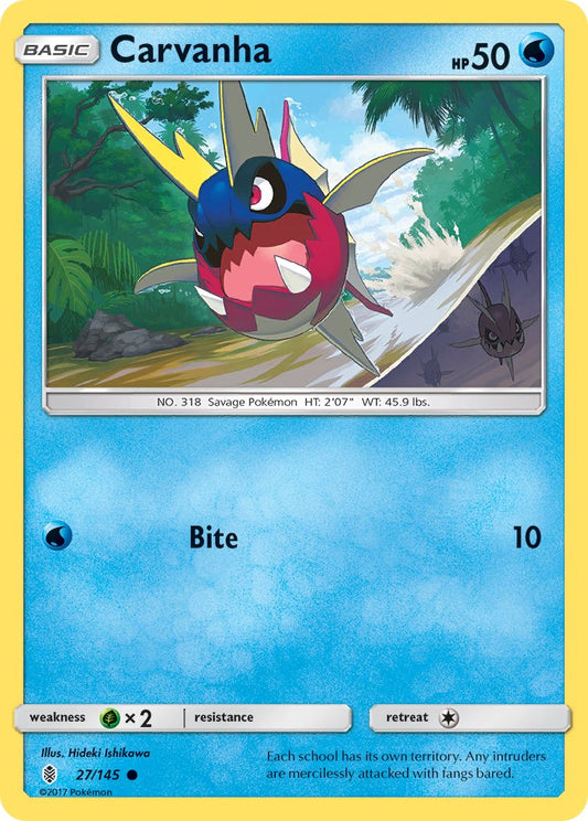 Carvanha 27/145 Reverse Common - MissingNo.