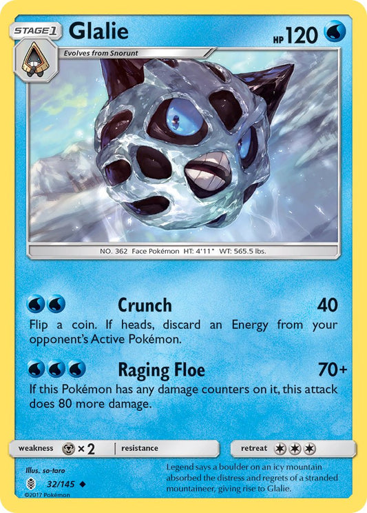 Glalie 32/145 Reverse Uncommon - MissingNo.