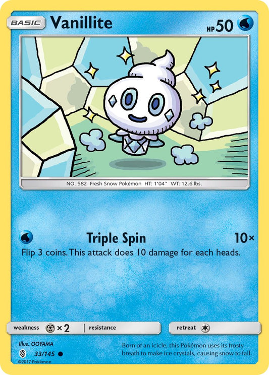 Vanillite 33/145 Reverse Common - MissingNo.