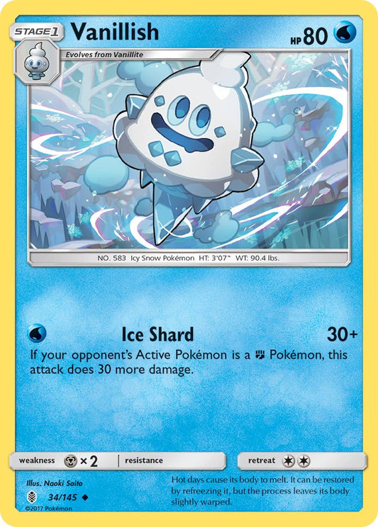 Vanillish 34/145 Uncommon - MissingNo.