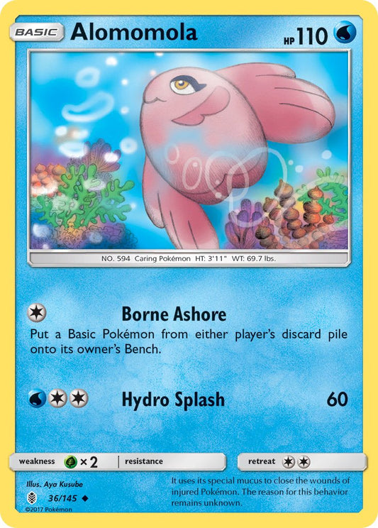 Alomomola 36/145 Reverse Uncommon - MissingNo.