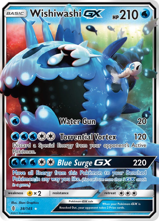 Wishiwashi GX 38/145 Holo Rare GX - MissingNo.