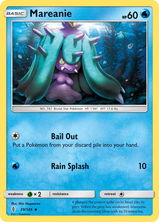 Mareanie 39/145 Reverse Uncommon - MissingNo.