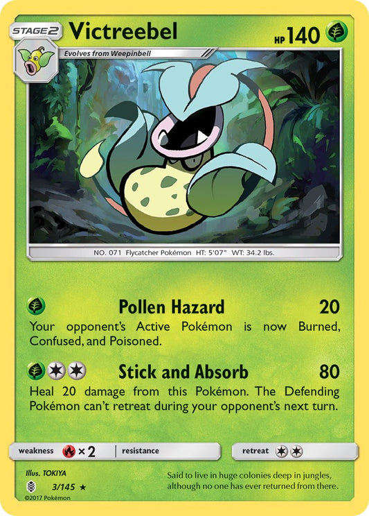 Victreebel 3/145 Reverse Rare - MissingNo.