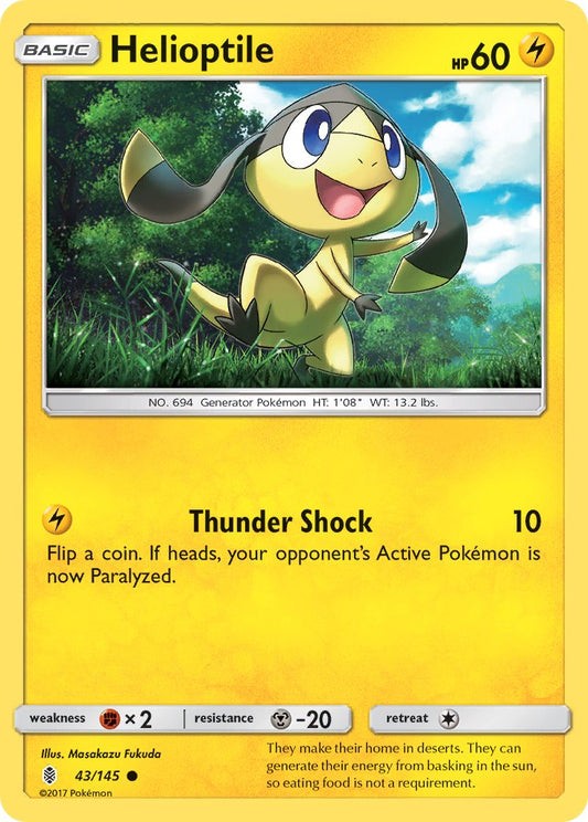 Helioptile 43/145 Reverse Common - MissingNo.