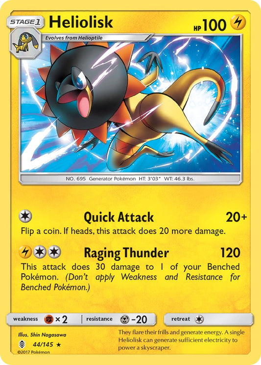 Heliolisk 44/145 Reverse Rare - MissingNo.
