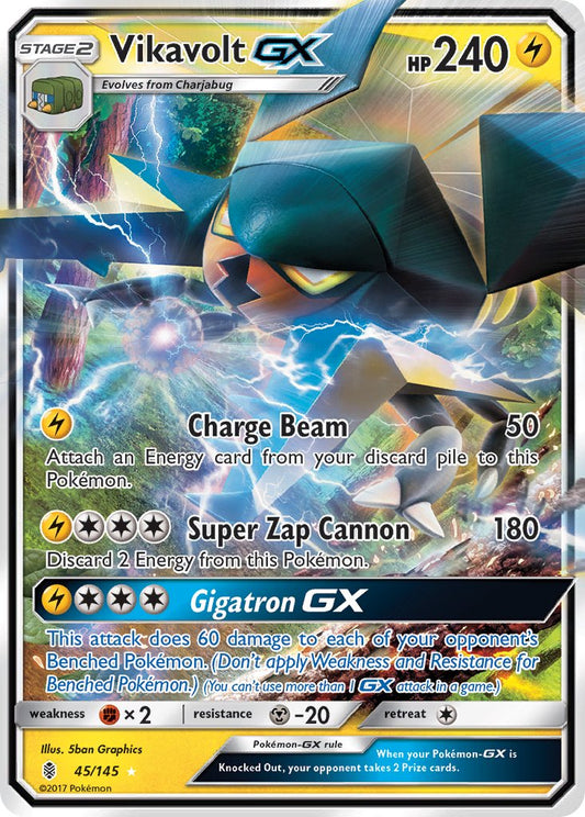 Vikavolt GX 45/145 Holo Rare GX - MissingNo.