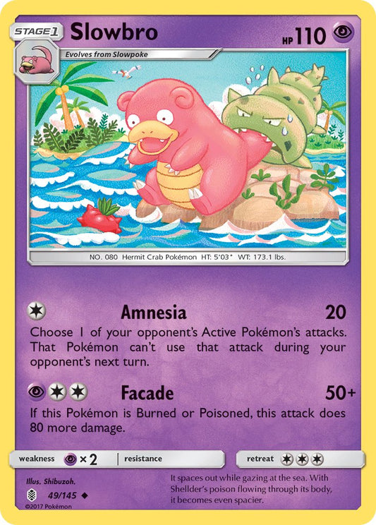 Slowbro 49/145 Reverse Uncommon - MissingNo.