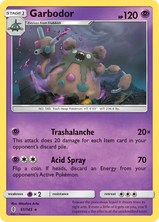Garbodor 51/145 Reverse Rare - MissingNo.