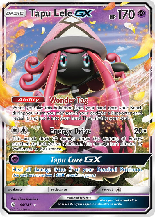 Tapu Lele GX 60/145 Holo Rare GX - MissingNo.