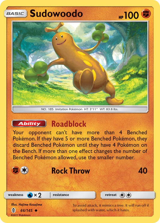 Sudowoodo 66/145 Reverse Uncommon - MissingNo.