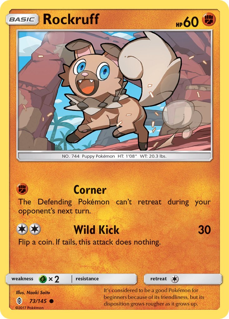 Rockruff 73/145 Common - MissingNo.