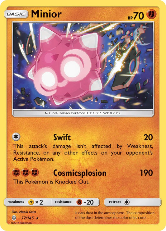 Minior 77/145 Holo Rare - MissingNo.