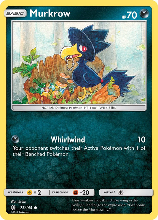 Murkrow 78/145 Common - MissingNo.