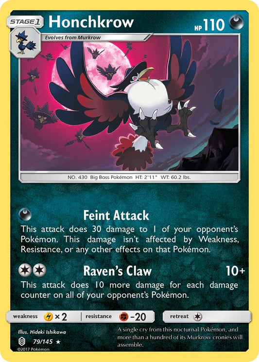 Honchkrow 79/145 Non-Holo Rare - MissingNo.