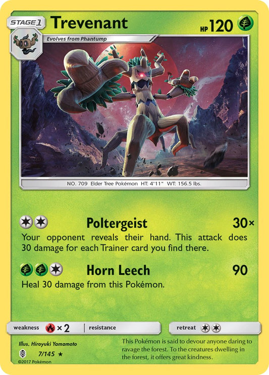 Trevenant 7/145 Reverse Rare - MissingNo.