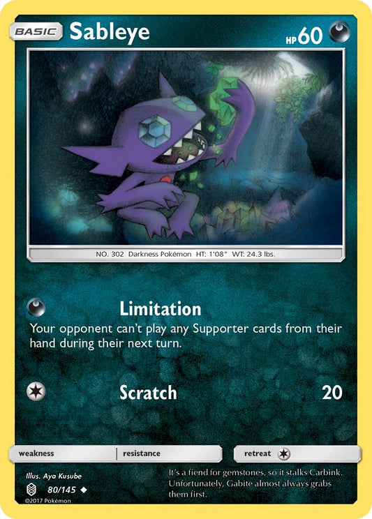 Sableye 80/145 Uncommon - MissingNo.