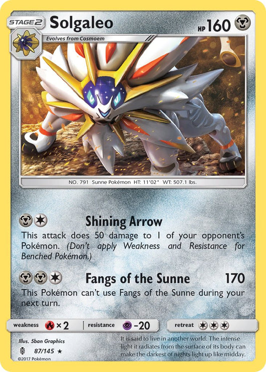 Solgaleo 87/145 Water Web Holo Guardians Rising GX Challenge Box Exclusive - MissingNo.