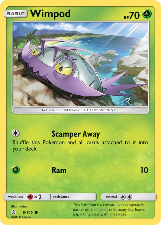 Wimpod 8/145 Reverse Common - MissingNo.
