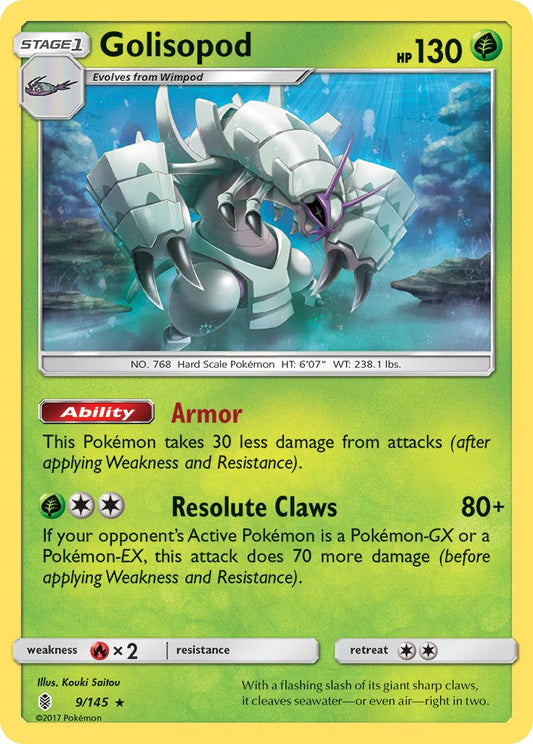 Golisopod 9/145 Holo Rare - MissingNo.