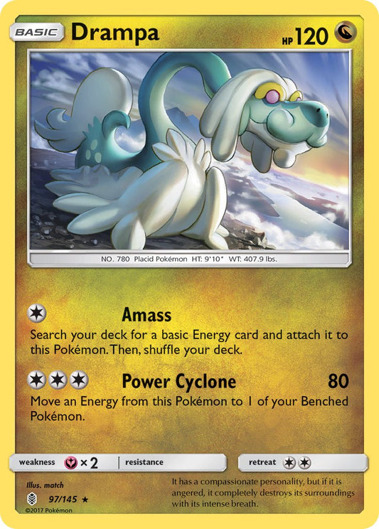 Drampa 97/145 Reverse Rare - MissingNo.