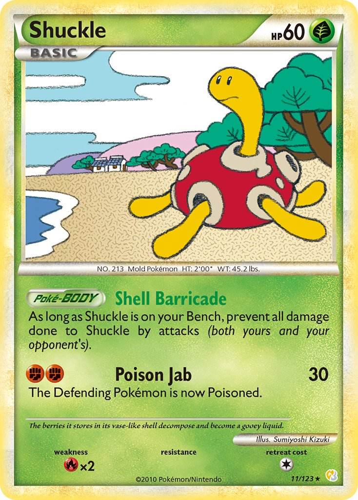 Shuckle 11/123 Holo Rare - MissingNo.