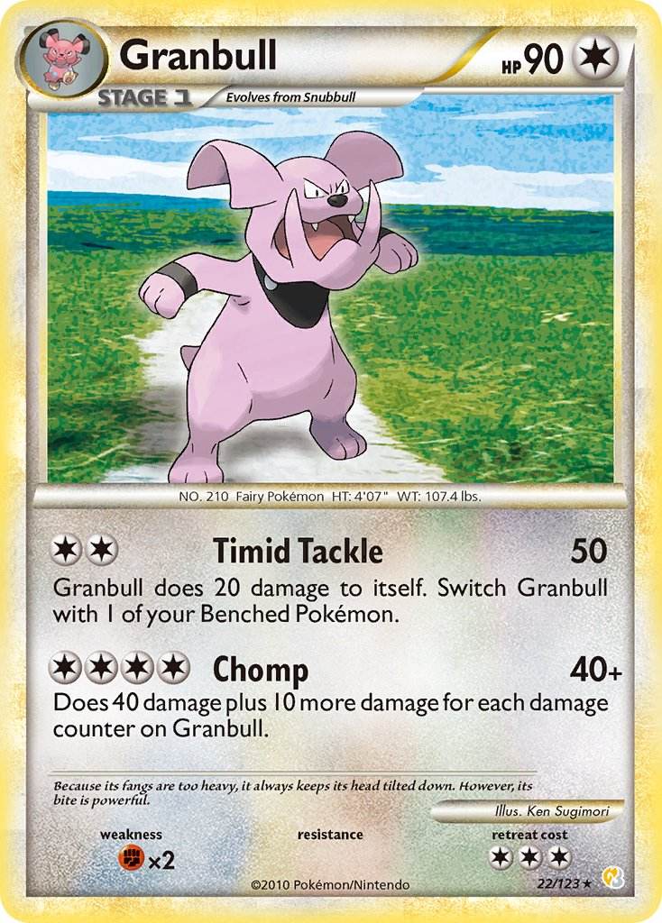 Granbull 22/123 Non-Holo Rare - MissingNo.