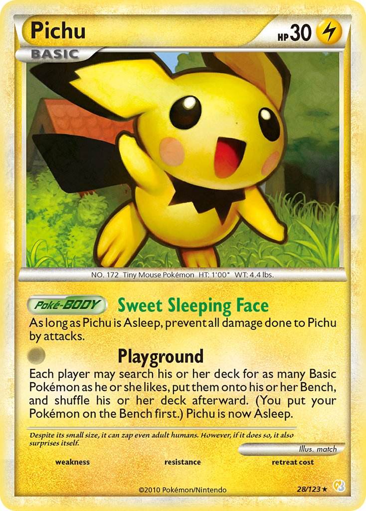 Pichu 28/123 Prerelease Promo - MissingNo.
